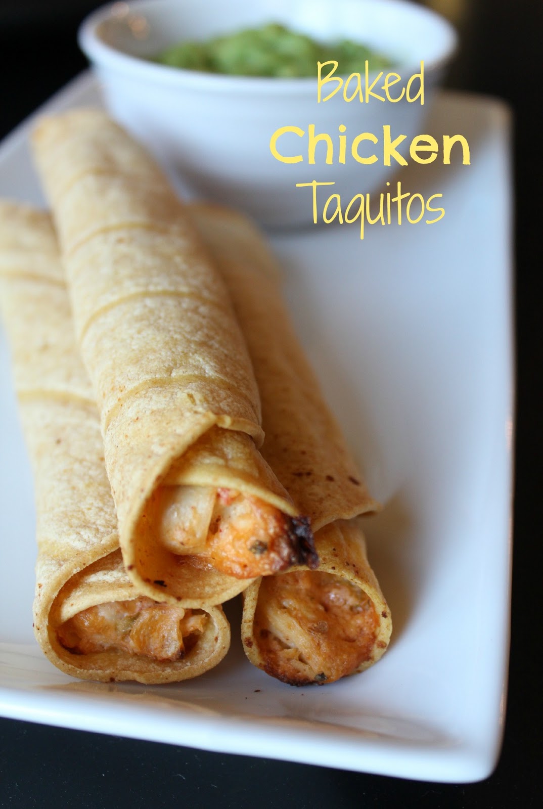 MOMMY ON DEMAND Baked Chicken Taquitos